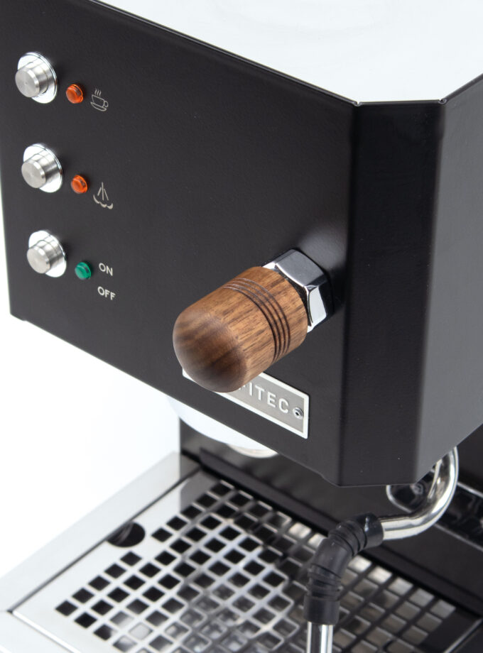 Upgrade your Profitec Go with this handcrafted American Walnut steam knob, designed for a seamless fit and enhanced grip. Durable, elegant, and easy to install.